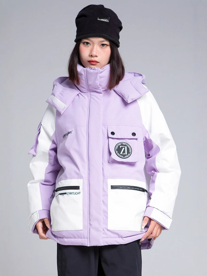 Unisex Winter Cotton Jacket - Korean-Style Loose-Fit Multi-Pocket Utility Coat