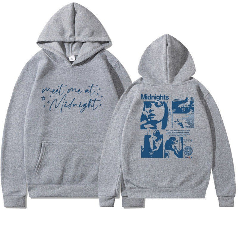 "Meet Me at Midnight" Hoodie - Stylish Unisex Pullover with Hood