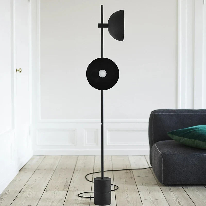 Black Minimalist Floor Lamp | Sleek and Stylish Illumination