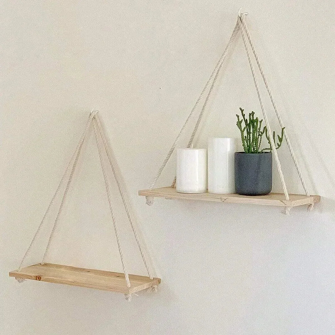 SwingRope | Minimalist & Luxury Hanging Plant Shelf