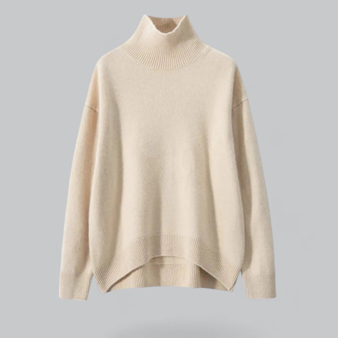 Women’s Classy Cashmere Sweater – Turtle Neck Pullover, Elegant & Soft Winter Wear