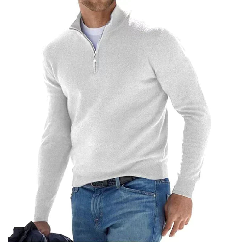 Stylish zipper sweater for men (Italian design) - RALPH POLO