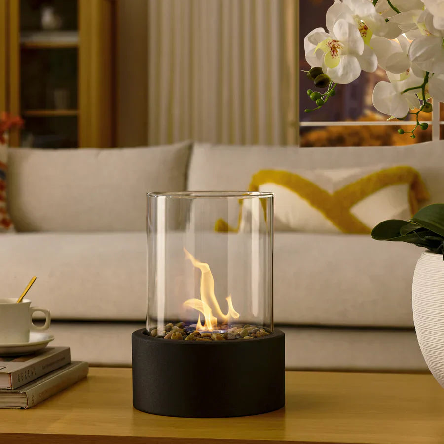 BlazeAura | Compact Glass Fireplace