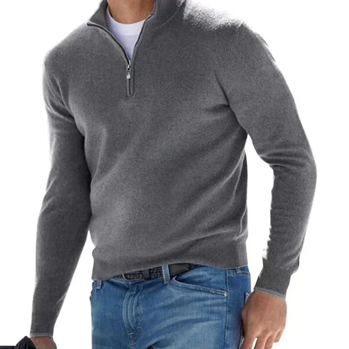 Stylish zipper sweater for men (Italian design) - RALPH POLO