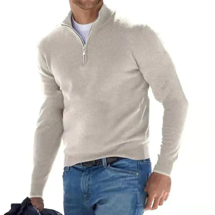 Stylish zipper sweater for men (Italian design) - RALPH POLO