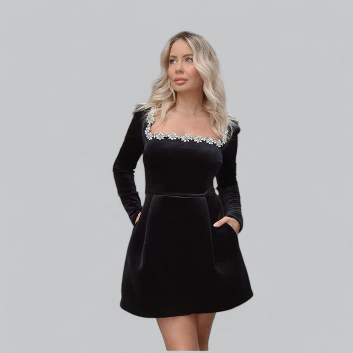 Long Sleeve Mini Dress – Stylish Women’s Party Wear, Elegant & Comfortable, Perfect for All Seasons