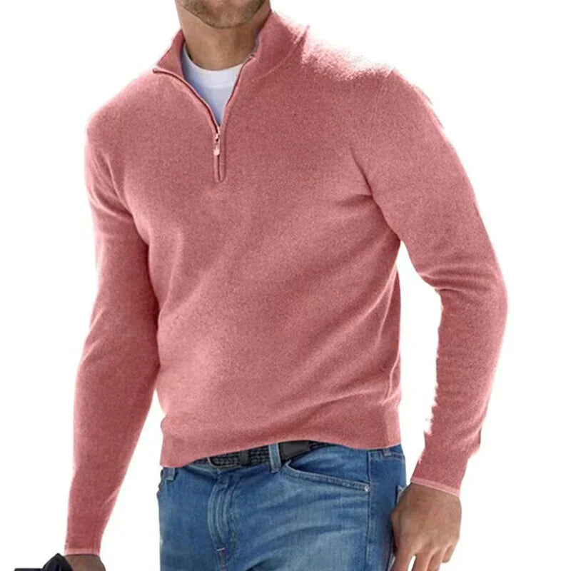 Stylish zipper sweater for men (Italian design) - RALPH POLO