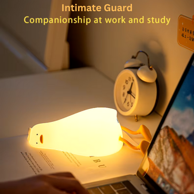 Ictonic™ Soft LED Duck Night Light USB Rechargeable for Perfect Gift