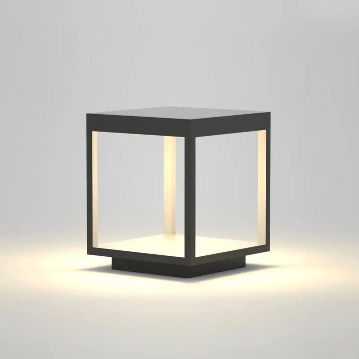 Lumen Square: Modern Outdoor Post Light