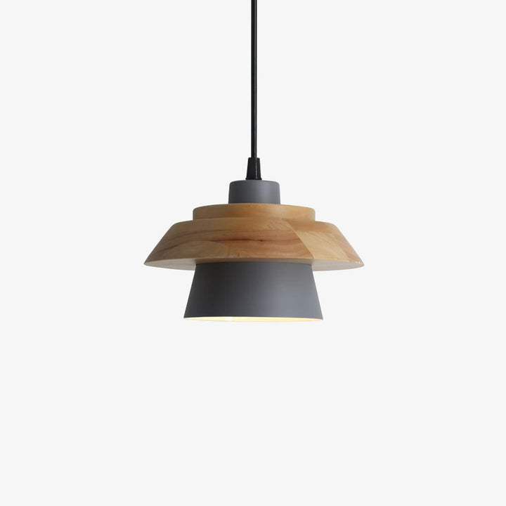 Stone Wood Pendant Lamp