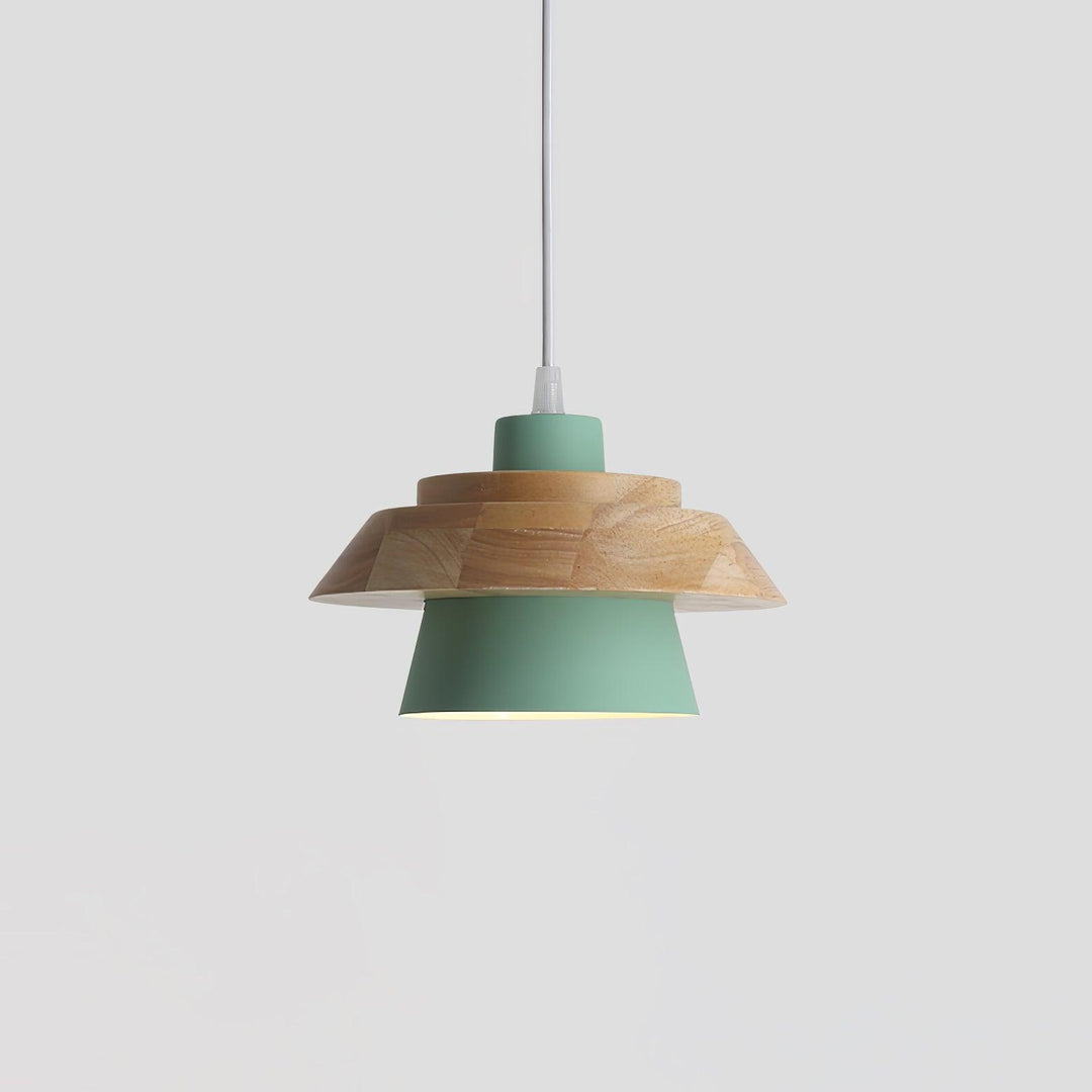 Stone Wood Pendant Lamp