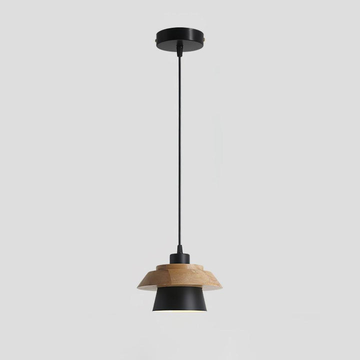 Stone Wood Pendant Lamp