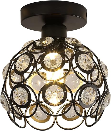 Fancy Gold Luxury Ball Hallway Ceiling Light