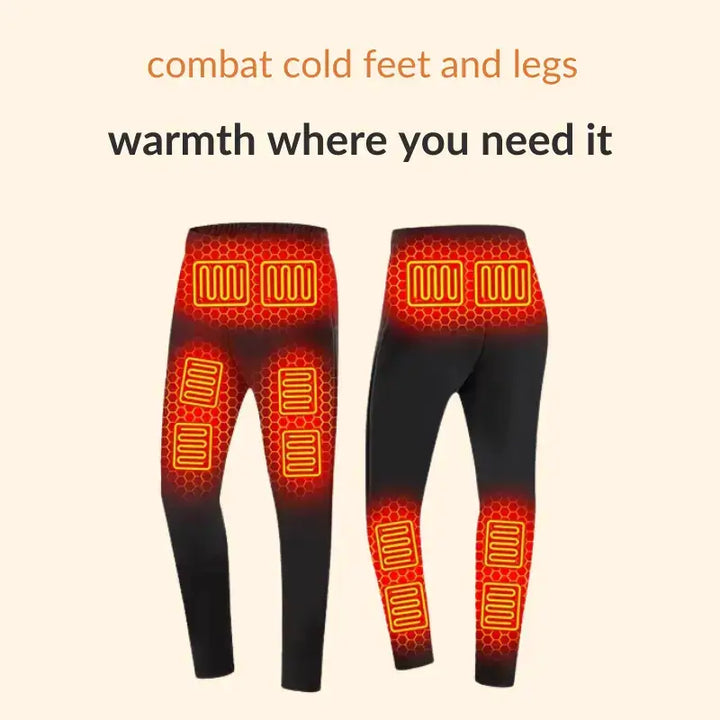 Unisex Comfortable and Effective Heated Under Clothing for Cold Weather - Termal Heated Underwear