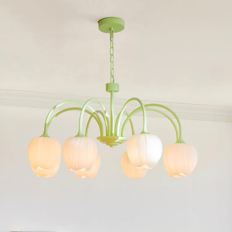 Tulip Matcha Chandelier