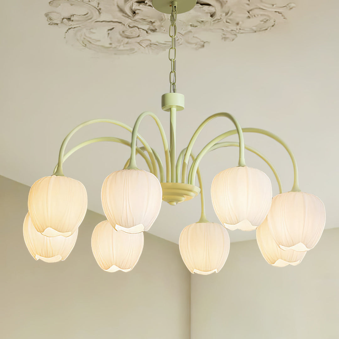 Tulip Matcha Chandelier