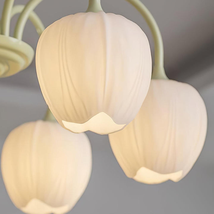 Tulip Matcha Chandelier