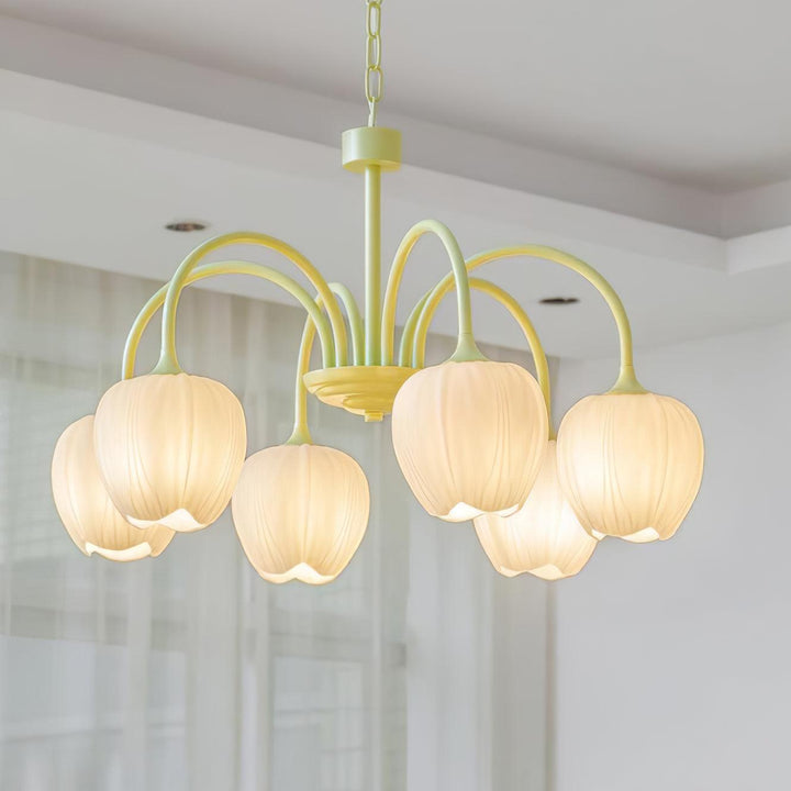 Tulip Matcha Chandelier