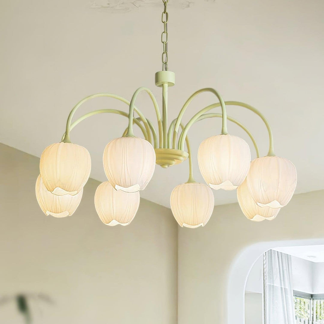 Tulip Matcha Chandelier