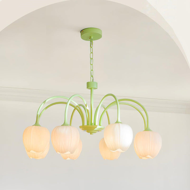 Tulip Matcha Chandelier