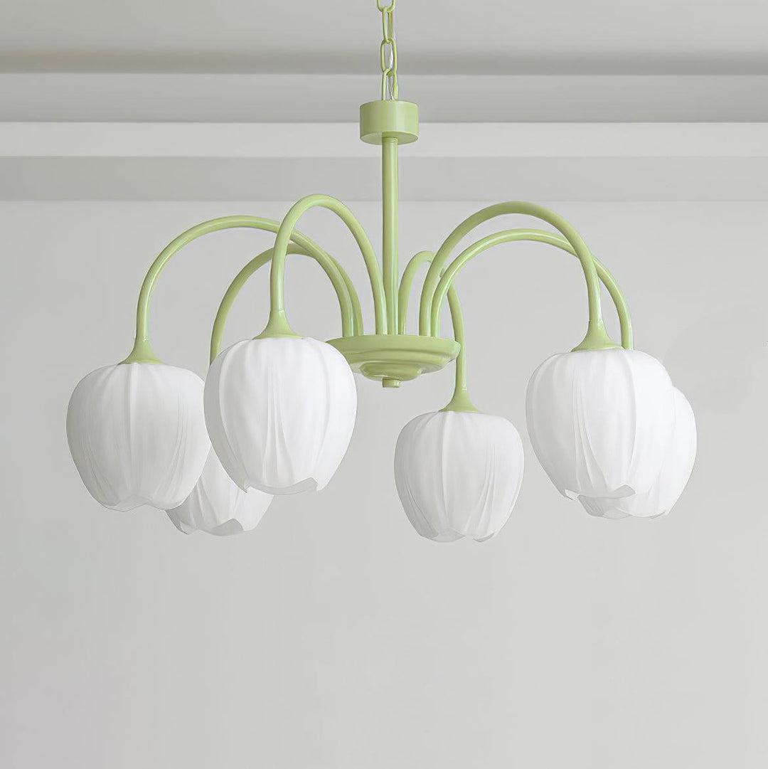 Tulip Matcha Chandelier