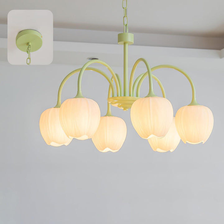 Tulip Matcha Chandelier