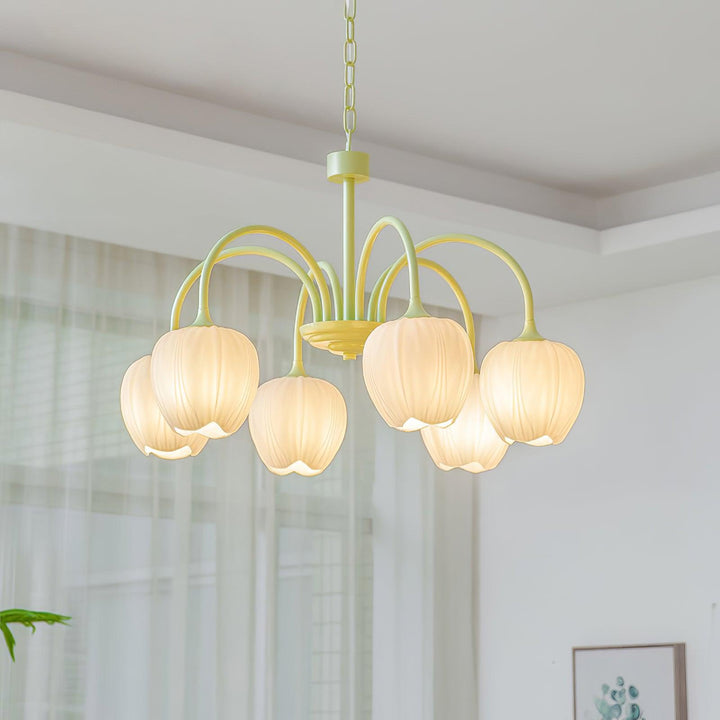 Tulip Matcha Chandelier