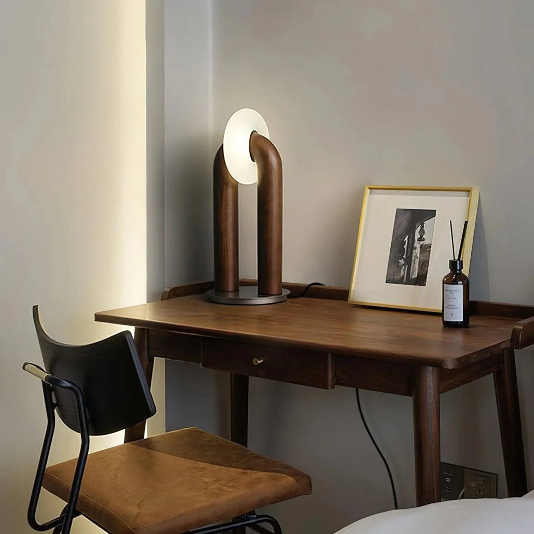 Lumière Arc – Modern Wooden Arch Lamp for Elegant Home and Office Decor