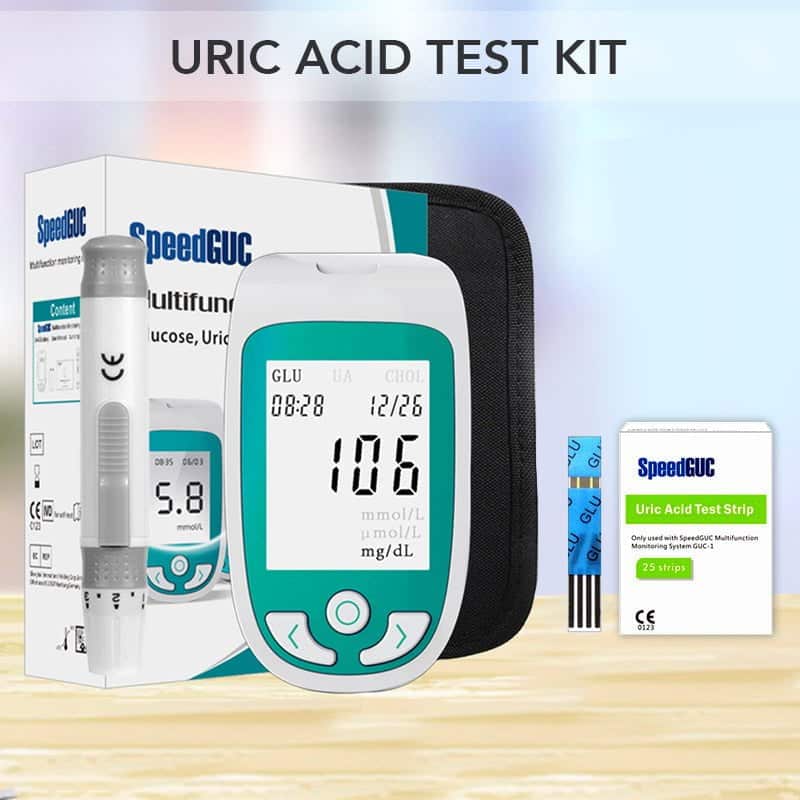 3 In 1 Multifunctional Health Monitor (Cholesterol, Glucose & Uric Acid) - Home Cholesterol Test Kit