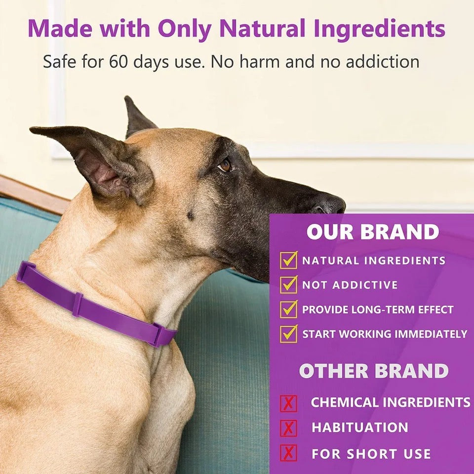 Calming Collar for Dogs and Cats - Natural