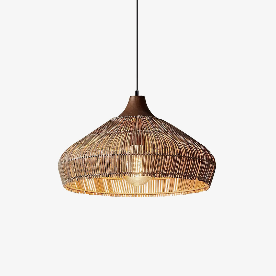 Wicker Rattan Pendant Light