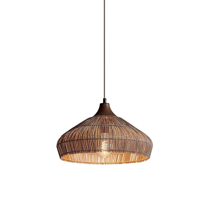 Wicker Rattan Pendant Light