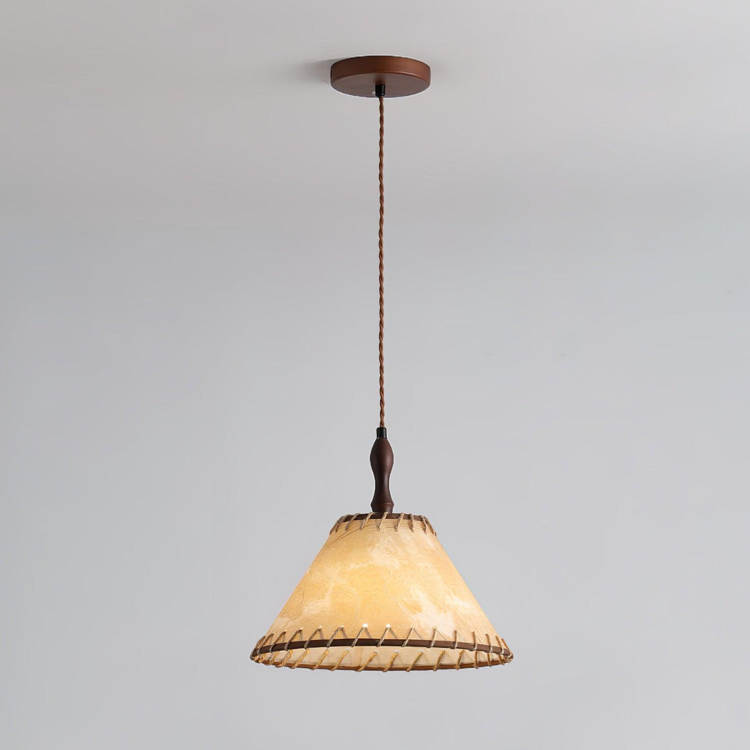 Wood and Fabric Series Pendant Lamp