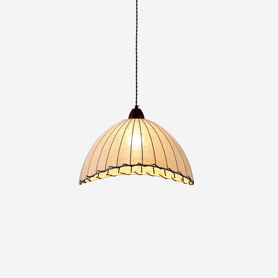 Wood and Fabric Series Pendant Lamp