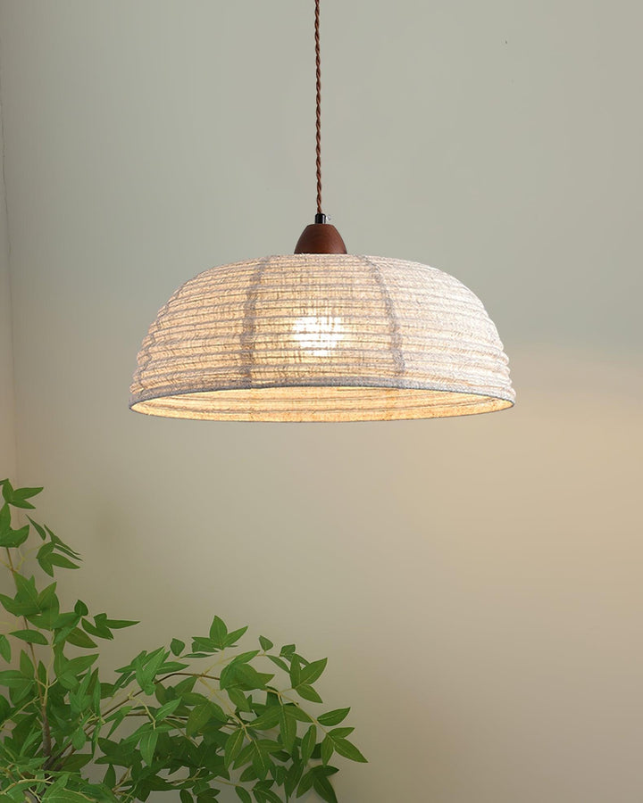 Wood and Fabric Series Pendant Lamp