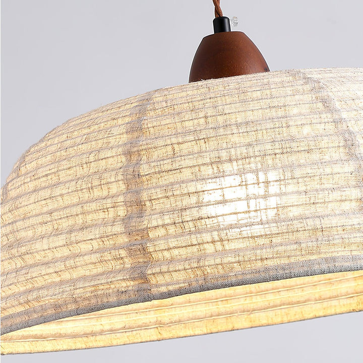 Wood and Fabric Series Pendant Lamp