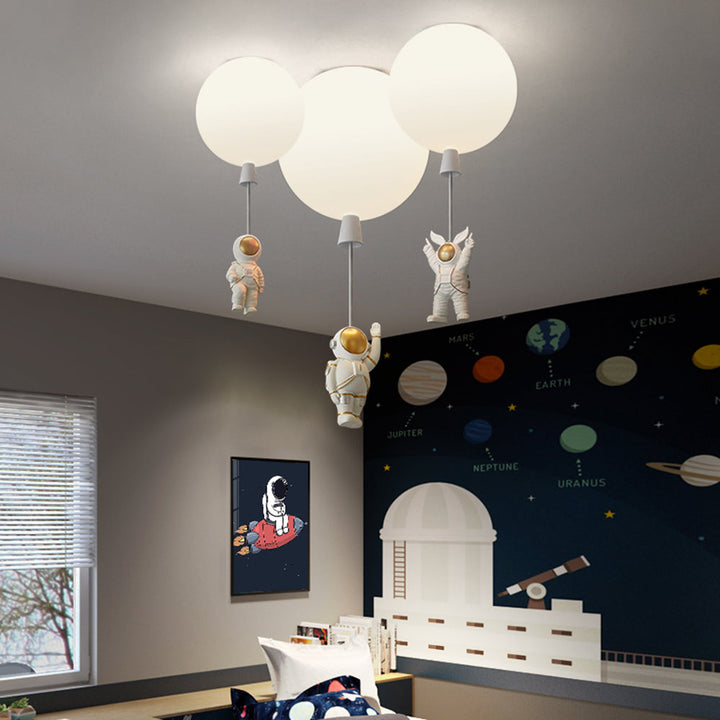 Fateh Modern Moon/Astronauts LED Ceiling Light