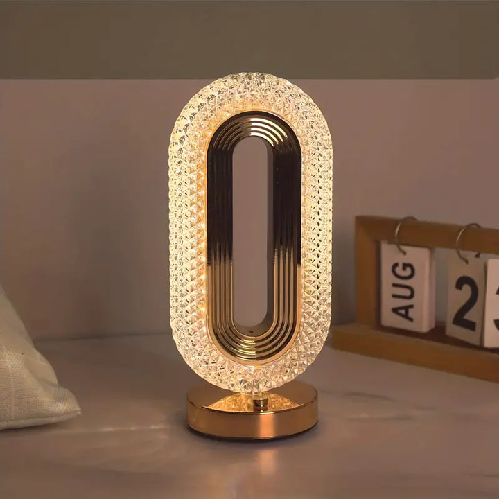 LuminaBeam | Luxury and Versatile Crystal LED Table Lamp