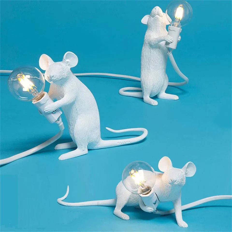 Mouse LED Art Deco Table Lamp