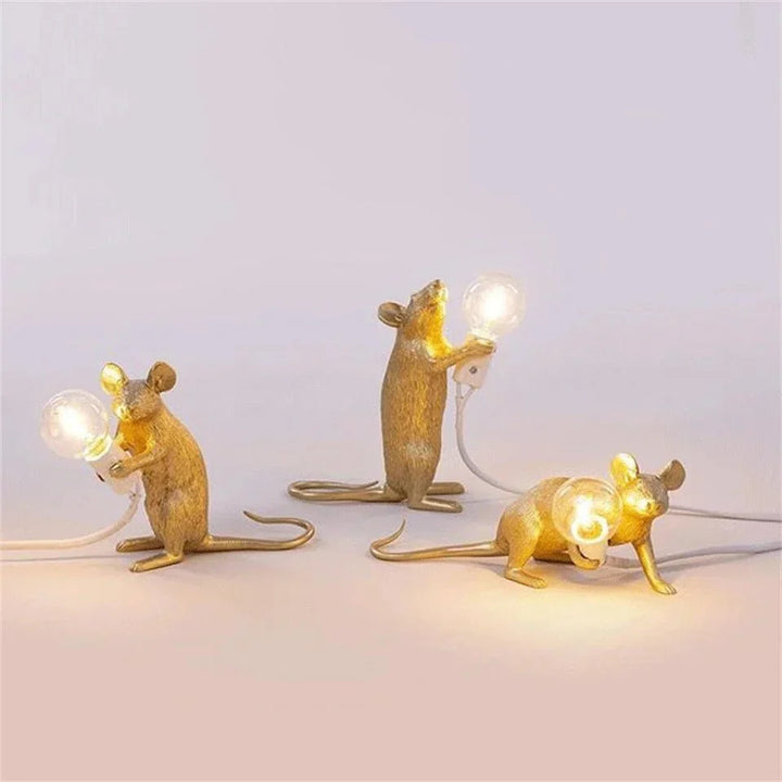 Mouse LED Art Deco Table Lamp