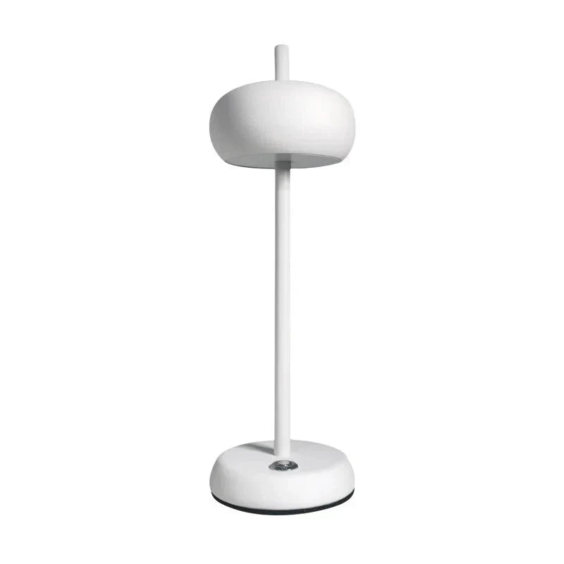 Modern Art Cordless Round LED Table Desk Lamp