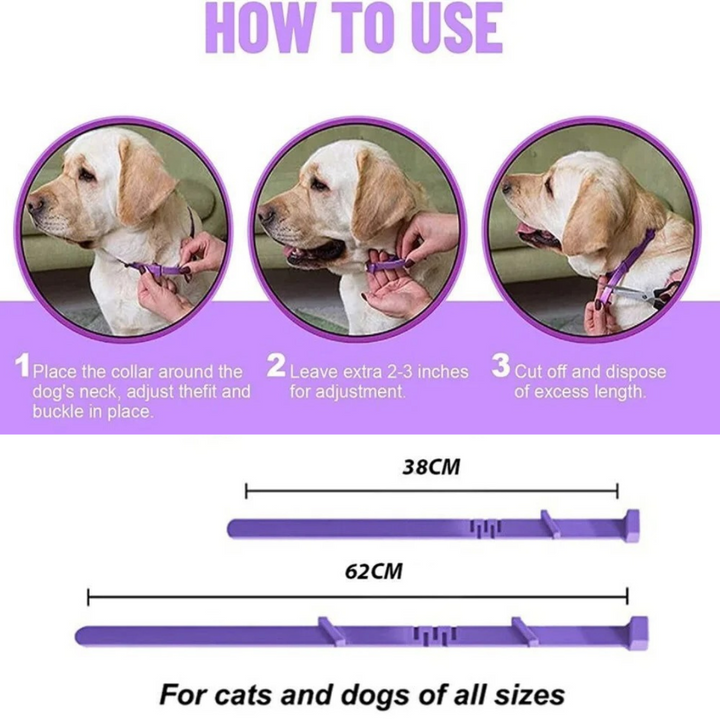 Calming Collar for Dogs and Cats - Natural