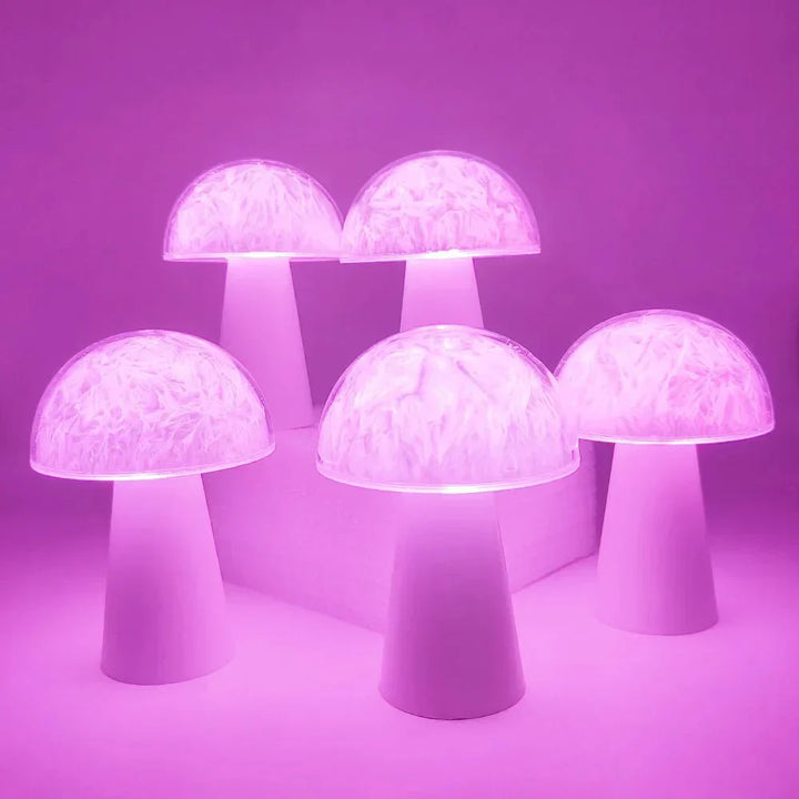 Colour Changing LED Mushroom Lamp