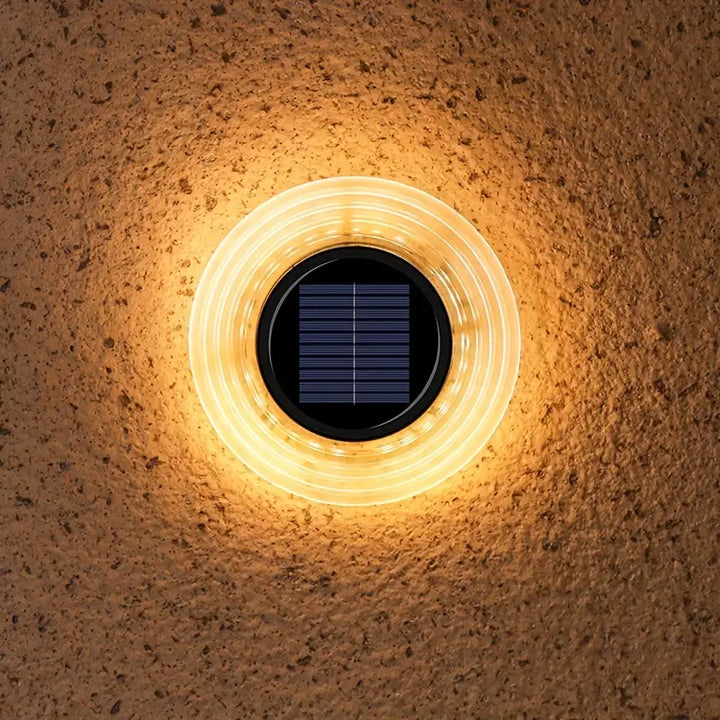 LuminaBeam | Retro & Luxe Solar Garden Lamp