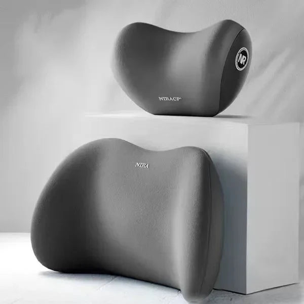 Car Headrest & Lumbar Support Cushion [Universal Fitment]