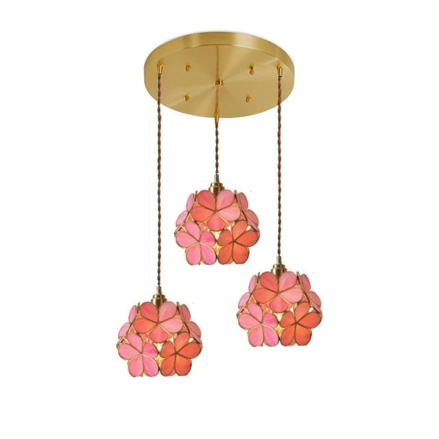 Glass Petal Pendant Light - Nordic Style