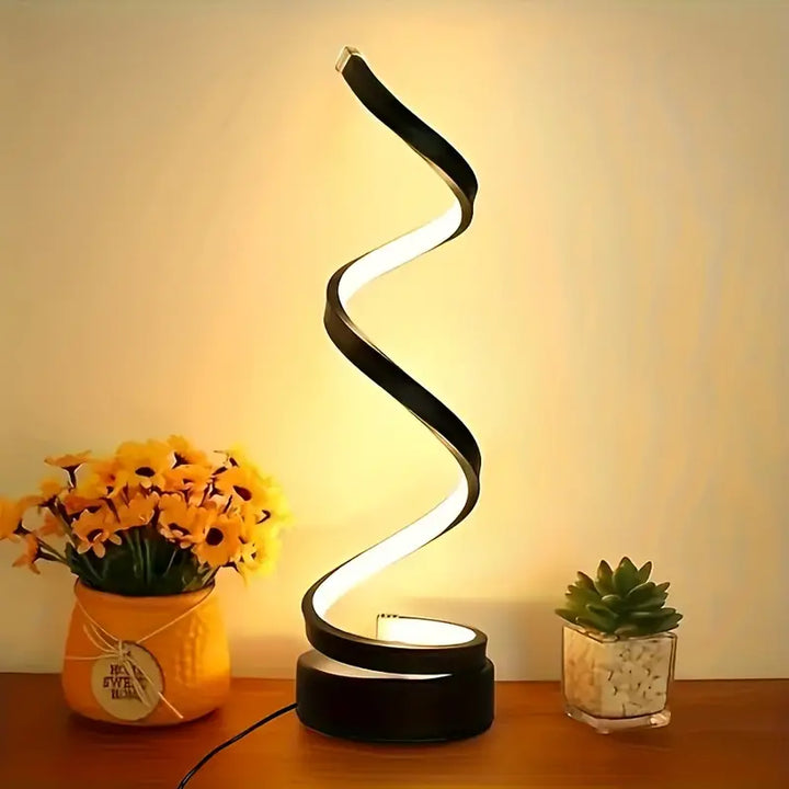 LumiCurve | Compact and Versatile Spiral Lamp