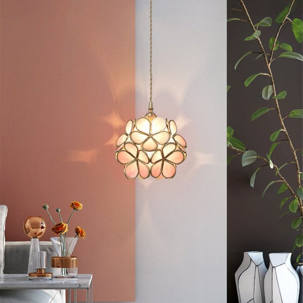 Glass Petal Pendant Light - Nordic Style