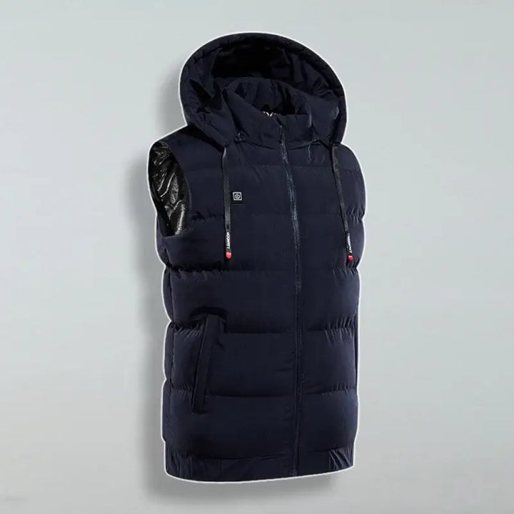 Ultra-Warm Insulated Hooded Gilet - All-Weather Thermo Heated Hooded Gilet