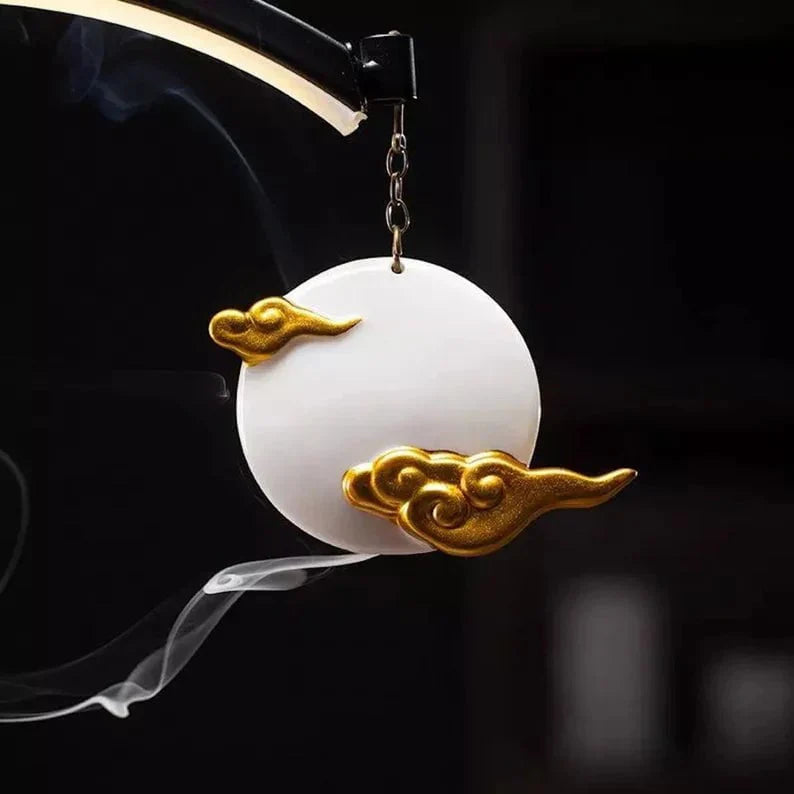 Celestial Lady Flying to the Moon Incense Burner Lamp – Handcrafted Backflow Burner Inspired by the Legend of Chang’e and Hou Yi